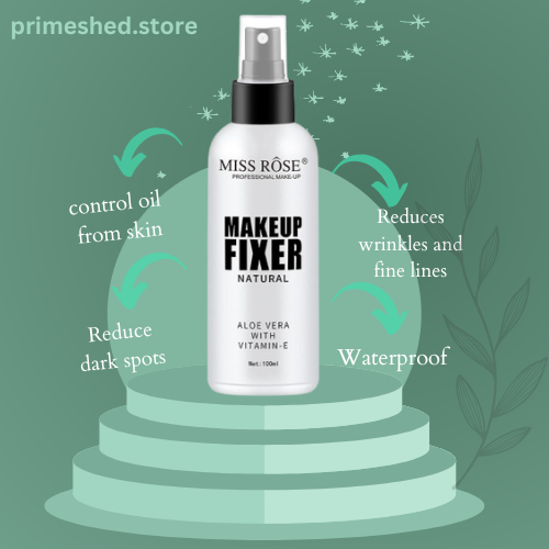 Professional Makeup Fixer | Spray with Natural Aloe vera & Vitamin E