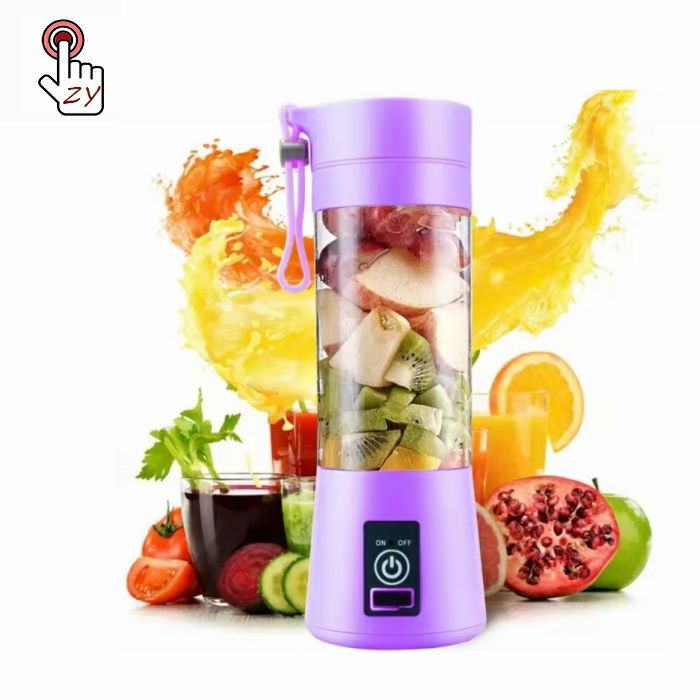 portable mini blender 380ml | Electric USB juicer | Usb Charging Fruit Vegetable Blender Random color