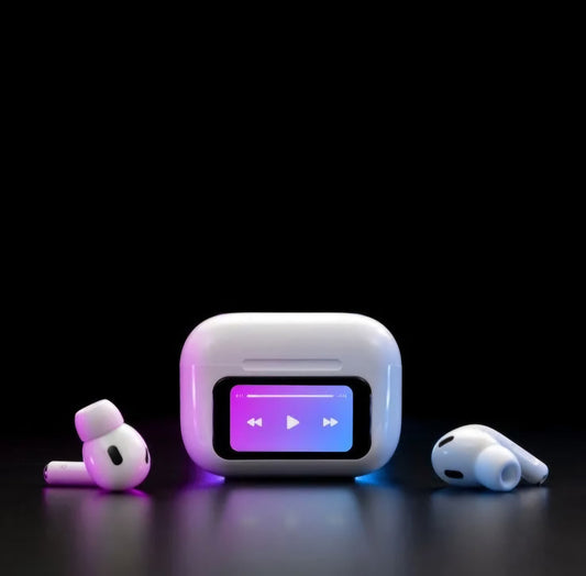 Airpods Pro with touch screen | Active noise cancelation | Anc & Transparency-Touch Volume Control |