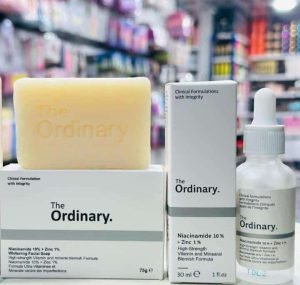 ordinary deal (pack of ordinary face soap + face serum)