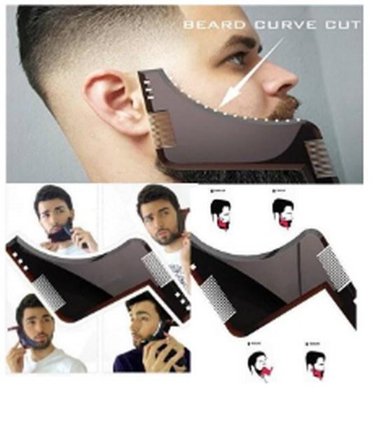 Men Double Sided Beard Shaping Comb | Beard L Shaped Trimmed Comb For Beard Styling