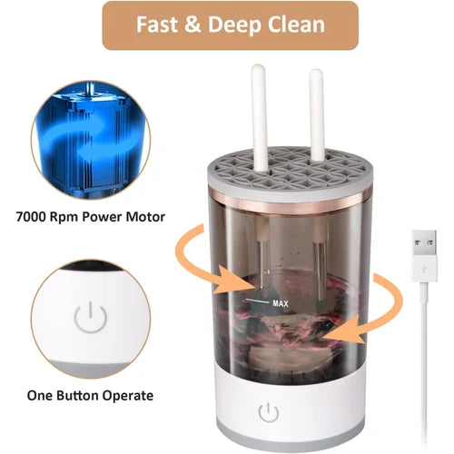 Portable Electric Makeup Brush Cleaner Machine USB Make Up Brush Cleaner Machine