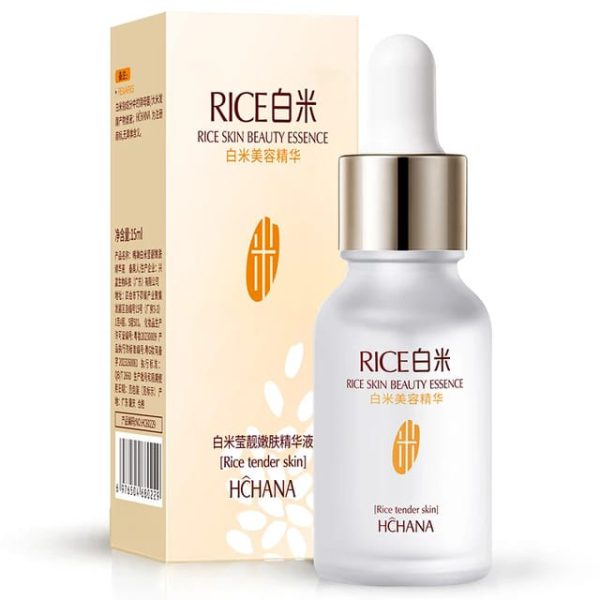 ROREC Collagen White Rice Face Serum with Hyaluronic Acid for Pore Refinement | Moisture Balance, Oil Control, Anti-Wrinkle, and Skin Brightening serum