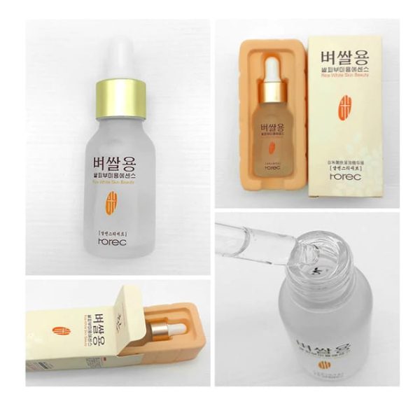 ROREC Collagen White Rice Face Serum with Hyaluronic Acid for Pore Refinement | Moisture Balance, Oil Control, Anti-Wrinkle, and Skin Brightening serum